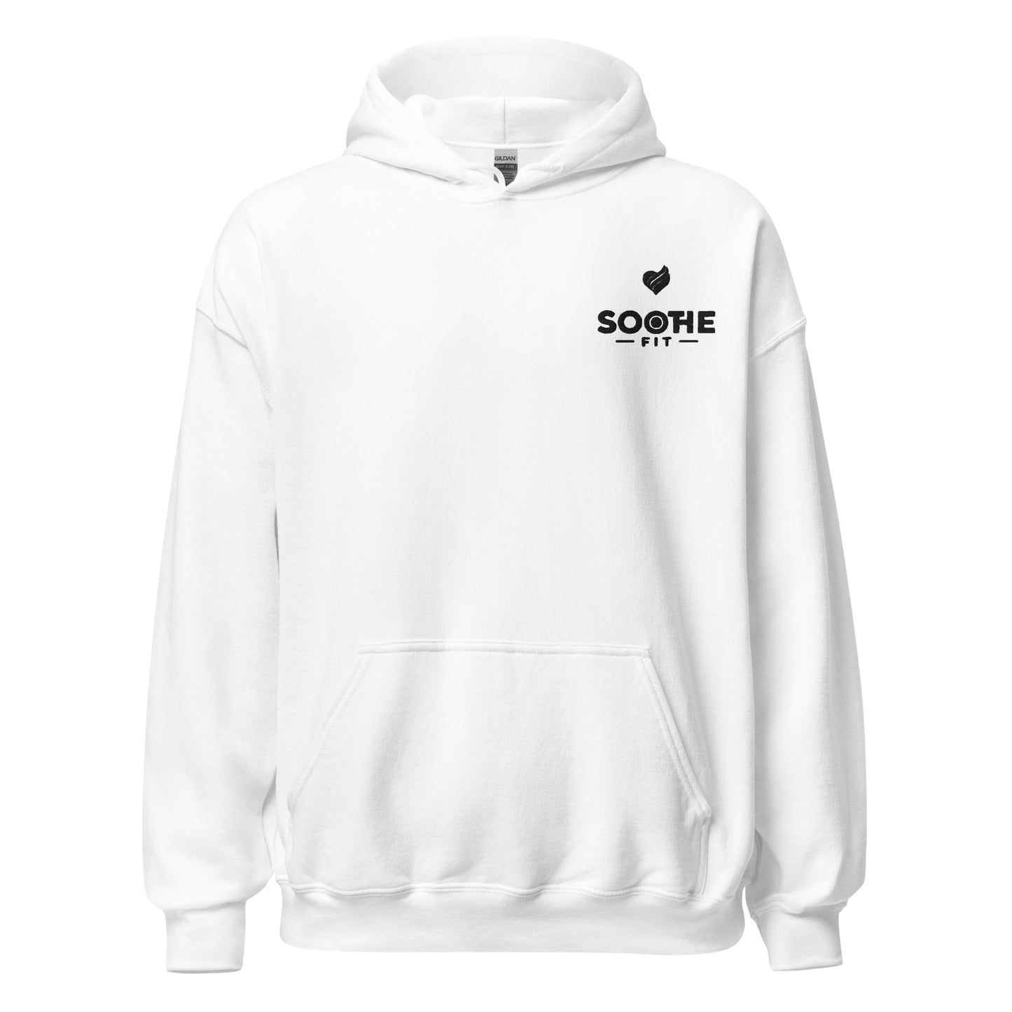 SootheFit Heart Embroidered Hoodie